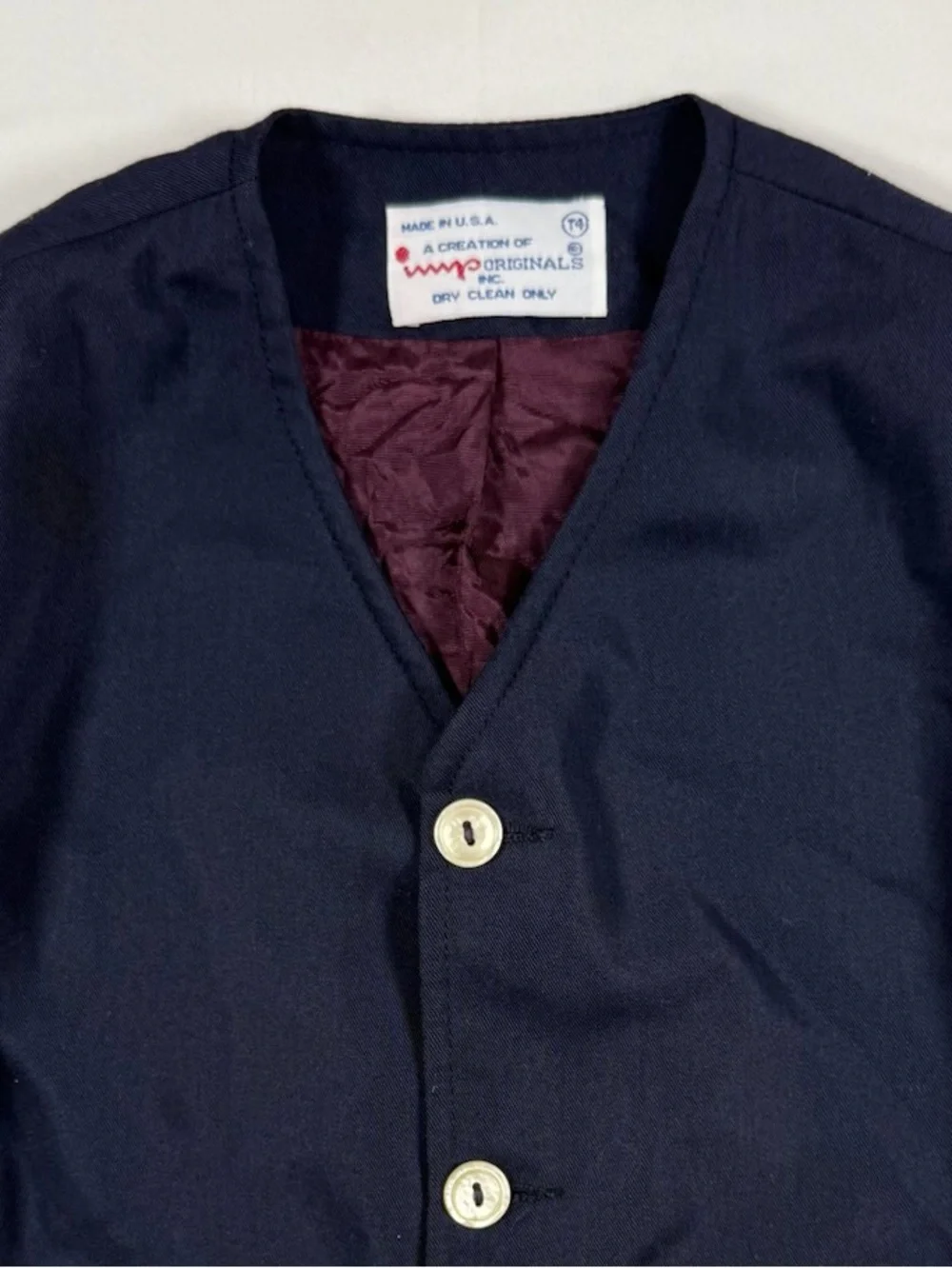 VINTAGE WMP ORIGINALS INC. Boys T4 Formal Blazer Jacket Made In USA 1980s-1990s